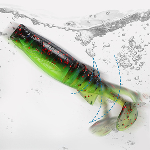 <span class=keywords><strong>Leurre</strong></span> souple artificiel TPE 5 couleurs 55mm 65mm, appât <span class=keywords><strong>flottant</strong></span> à queue de pagaie pour achigan, <span class=keywords><strong>brochet</strong></span> et perche - Product Image 1