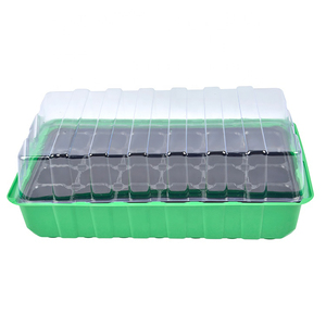 VERTAK Vegetable Microgreens Plant Seed Trays Planting Plastic <strong>Seeding</strong> Nursery Trays with <strong>Cover</strong> - Product Image 2