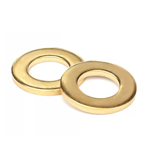 Wanqian Fasteners Brass Flat Washers M2 M3 M4 M5 M6 M8 M10 M12 M14 M16 M18 M20 M24 GB97 Polished - Product Image 1