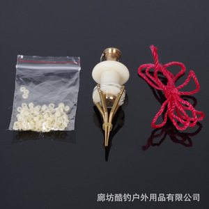 Kdhu Copper Bloodworm Clips Pure Copper Plastic Head Freshwater Fishing Carp Bottom Fishing Tackle - Product Image 3