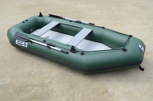 Bateau pneumatique gonflable Solarmarine 3,3 m à 3 couches en PVC, pour 5 personnes, bateaux en caoutchouc de pêche, radeaux portables pour les sports nautiques en mer - Product Image 6