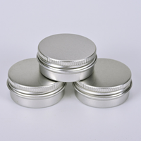Boîtes à crème pour le visage Baifeng laquées or rose mat, 5 ml-180 ml, pots vides hermétiques, impression sérigraphique, bouchon à vis, aluminium cosmétique