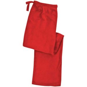 FOXA Pantalon de pyjama en polaire pour femme, pantalon de détente doux et chaud, vêtements de nuit, rouge - Product Image 5