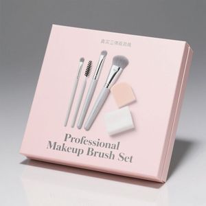 Eco Friendly Self Erecting Rectangle Cosmetic Packaging <b>Box</b> for Perfume Essential Oils <b>Makeup</b> Brushes with Custom Printing - Product Image 3
