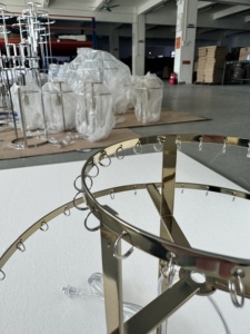 Chất lượng cao sang trọng Retro vỏ Châu Âu bảng đèn đám cưới Bảng trang trí trung tâm linh hoạt AC lãng mạn ấm áp nổi bật - Product Image 2