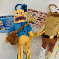 100% Authentique POPMART POP MART Bikini Bottom Buddies Série 2 Boîte Mystère Anime Peluche Mignonne Cadeau de Collection