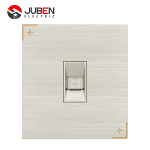 Au tiêu chuẩn phổ điện thoại (điện) ổ cắm tường chuyển đổi nhà an ninh Nhôm Cơ điện máy tính 10A Max. 250V - Product Image 1