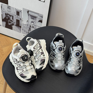Sandalias Deportivas con Diseño Calado para Niños, Verano 2025, con Hebilla Giratoria en el Tobillo, Ligeras, para Correr, Casuales, para Niños y Niñas - Product Image 2