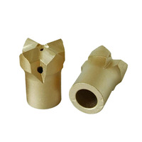 Foret conique en carbure de tungstène forgé d'occasion 7/11/12 36mm 38mm 34mm, burin croisé pour l'exploitation minière du charbon, outil de forage du fer