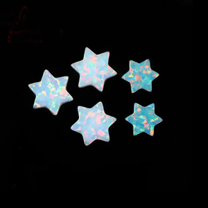 Hexagram <span class=keywords><strong>Star</strong></span> Lab ha creato opale opale sintetico <span class=keywords><strong>David</strong></span> <span class=keywords><strong>Star</strong></span> per la creazione di gioielli - Product Image 3