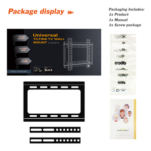 مثبت على الحائط للتلفزيون العالمي ثابت من تشارمونت للتلفزيون 17 بوصة 42 بوصة - Product Image 5