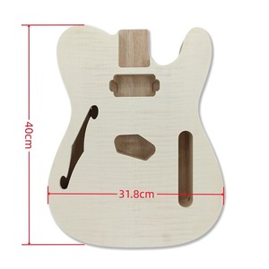 Piezas de cuerpo de guitarra DIY sin terminar de arce y aliso, de origen de fábrica - Product Image 4