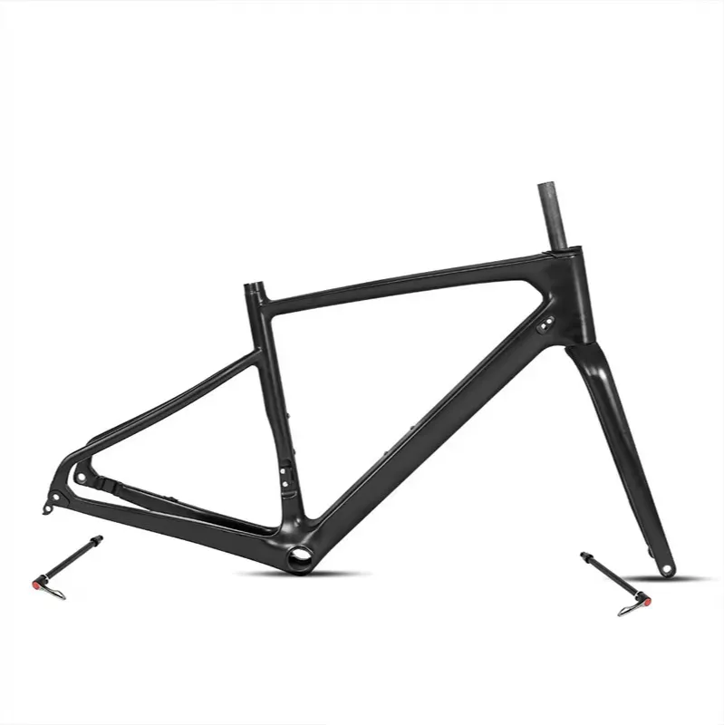 Non-standard Carbon Fiber Barrel Axle Disc Brake Gravel Off-road Vehicle Road Bike Frame