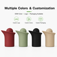 Bouchon verseur réutilisable en silicone pour bouteille de vin, anti-fuite, qualité alimentaire, accessoires de scellage à visser
