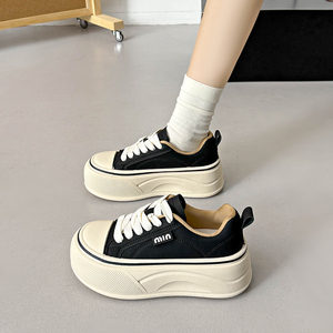 Женские тканевые кроссовки на платформе - Product Image 6