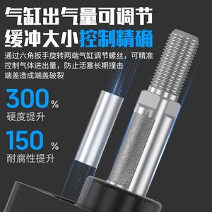 กระบอกลมมาตรฐาน Dde รุ่น Sc 30x50 และ Sc 50x50 แบบสองทาง ทำจากอลูมิเนียมอัลลอย พร้อมแกนแม่เหล็กและตัวนำลูกสูบ - Product Image 4