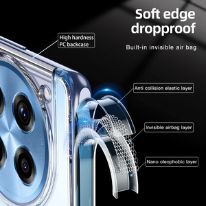 Funda Protectora para Teléfono de PC Rígida Transparente Mate Esmerilada a Prueba de Golpes para OnePlus 12R ACE 3 11T Nord CE3 <span class=keywords><strong>N20</strong></span> SE - Product Image 4