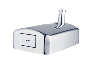 Dispensador de Desinfetante para Mãos Montado na Parede para Hotel, Dispensador Manual de Sabão Líquido em Aço Inoxidável - Product Image 5
