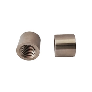 Écrous en titane GR5 <span class=keywords><strong>M10</strong></span> de haute qualité, écrous ronds longs, prix d'usine, écrous cylindriques soudés - Product Image 3