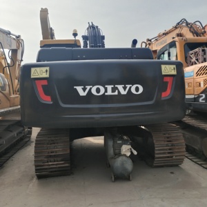 Excavadora de cadenas Volvo EC220 usada de alta calidad, 22 toneladas, en buen estado, con caja de cambios PLC y motor. - Product Image 6