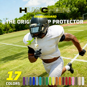 Protège-lèvres de football bicolore HUACHEN avec protection des lèvres pour un confort maximal - Product Image 3