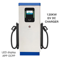 Nouvelle station de recharge rapide DC pour véhicules électriques TZY avec écran publicitaire, prise en charge 80KW 120KW 160KW 180KW OCPP CCS1 CCS2 GBT, vente en gros pour usines commerciales