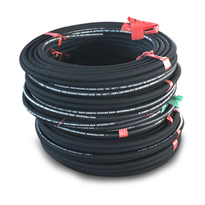 Chất lượng cao màu đen ống áp lực cao dây thép bện mạnh mẽ ống thủy lực chịu nhiệt độ cao ống dầu - Product Image 1