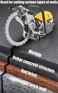 DL400 400mm Portable Gasoline Power Concrete Cutters Firefighting Demolition Wall Cutting Machine Ring <b>Saw</b> - Product Image 5