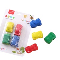 Lot de 4 crayons en plastique en forme de voiture pour mains non sales en Chine OEM pour enfants