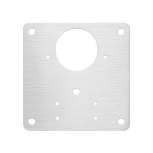 Plaque de fixation pour porte d'armoire en acier inoxydable épaissi, outil de réparation de charnières, accessoire d'installation, charnières de meubles - Product Image 2