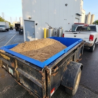 Conteneur à déchets en acier renforcé personnalisable pour les débris de construction et les déchets de recyclage, conteneur à ferraille pour centre de recyclage