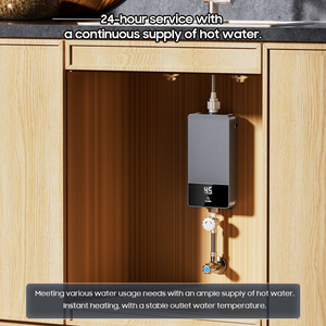 <span class=keywords><strong>Chauffe</strong></span>-<span class=keywords><strong>eau</strong></span> électrique mural intelligent pour la maison, 3,5 kW, température constante, sans réservoir, pour cuisine extérieure, douche de voiture - Product Image 3