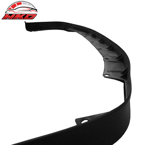 เหมาะสำหรับ Honda Civic Coupe ปี 1992-1995 สไตล์ SIR ชิ้นส่วนกันชนหน้าสีดำด้าน - Product Image 5