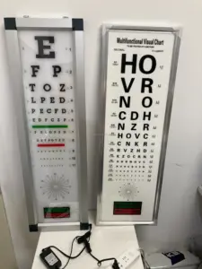 Tabla de agudeza Visual para prueba de ojos, VC-011 óptica LED, Snellen