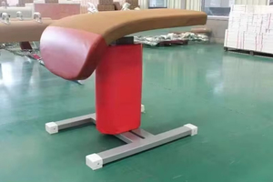 FIG Standard Competition <strong>Vaulting</strong> <strong>Table</strong> with Aluminum Alloy &amp; Special Elastic Buffer Adjustable Height 95-135cm Cowhide Surface - Product Image 5
