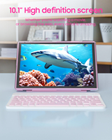 Tablette PC Professionnelle et Éducative 2-en-1 de 10,1 Pouces avec Clavier, Étui, Souris et Stylet