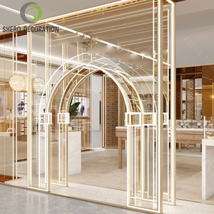 Aménagement de vitrine pour bijouterie, mobilier complet sur mesure, design intérieur personnalisé, présentoirs à bijoux, décoration de magasin, rénovation. - Product Image 2