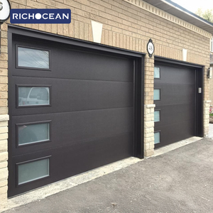 Portes de <span class=keywords><strong>garage</strong></span> sectionnelles modernes en acier isolé RICHOCEAN pour la maison, vente en gros - Product Image 1