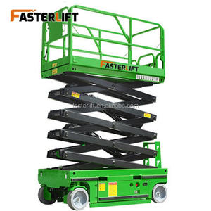 Faster Lift FL 6-16m Electric Hydraulic Scissor Lift Kapasitas 130KG Tinggi Maksimum 20m Penggunaan Dalam & Luar Ruangan - Product Image 4