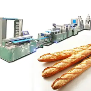 Newly listed Bakery equipment electric hamburger buns machine Bread french baguette moulder slicer