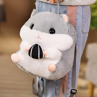 Peluche Hamster à Prix Bas Personnalisable pour Réchauffer les Mains Sac à Dos Jouet en Peluche Hamster Cartoon Jouet en Peluche pour Enfants pour Halloween