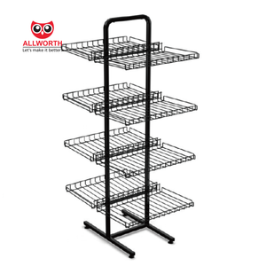 Bán lẻ hiển thị đứng 7 Tier xoay Mũ trang sức giá cho cửa hàng có thể điều chỉnh hiển thị kệ - Product Image 5