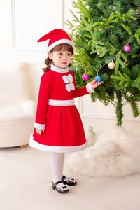 Ropa de actuación de fiesta de invierno para niñas, vestido de princesa de baile encantador de Navidad, capucha, disfraces de Papá Noel de alce de Navidad - Product Image 5