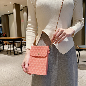 Bolso de Teléfono de Silicona Clásico Vintage Personalizado para Mujer, Mini Bolso Bandolera con Cadena Desmontable, para Uso Diario - Product Image 3