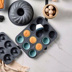 New Design High Temperature Oven Muffin Cup Silicone Cake Molds - Product Image 4