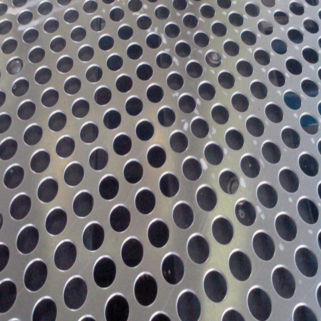304 300 Series Stainless Steel Perforated Sheet Filter Plate Mesh Ventilation Panel 2B Surface Finish GB Standard Bending