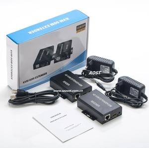 150เมตรสำหรับ <span class=keywords><strong>HDMI</strong></span> KVM Extender RJ45 <span class=keywords><strong>LAN</strong></span> Ethernet Cat5e 6สาย POE LOOP สนับสนุนสำหรับการถ่ายทอดวิดีโอเสียงตัวแปลง - Product Image 6