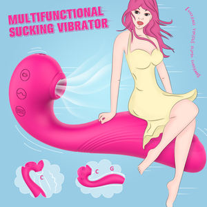 QIYI Zungen-<span class=keywords><strong>Vibrator</strong></span> Sauger Leistungsstarker Klitoris-Sauger G-Punkt Leckvibrator Klitoris-Saugvibrator Sexspielzeug für Frauen Vibrierender Masturbator - Product Image 3
