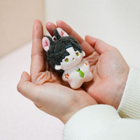 Poupée en peluche de 5 cm, corps d'étoile de mer personnalisé, mignonne, faite à la main, en coton, porte-clés en peluche, jouets, fabricants, peluche d'idole