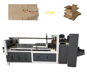 Bán tự động hộp dán máy duy nhất mảnh carton máy làm sóng các tông gấp gluer cho hộp carton nhà máy - Product Image 1